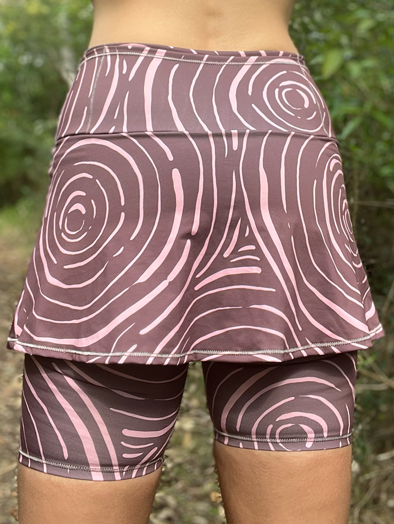 Solar Cycles Recycled Run Skort