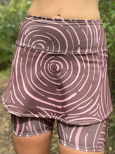 Solar Cycles Recycled Run Skort