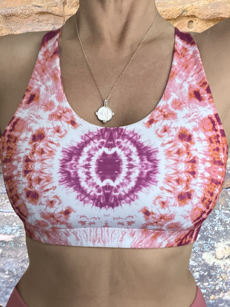 Sun Mandala Recycled Sports Bra